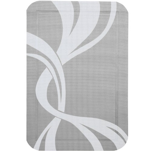 PetFusion SmartGrip EXTRA LARGE Cat Litter Mat, Gray, (35 x 24"). [Easy