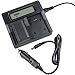 TOP-MAX LP-E6 LP-E6N Quick Dual Battery Charger for Canon EOS 6D, 7D, 70D, 60D, 5D Mark III, 5D Mark II, 60DA DSLR Cameras, LP-E6 Battery, LC-E6 Charger with Car Charger