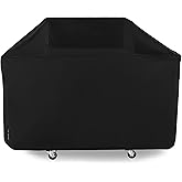 Suphomeware 63 Inch BBQ Grill Cover for New 2022 Weber Genesis 300 Series, Heavy Duty Barbecue Covers Compared to Weber 7757, Black