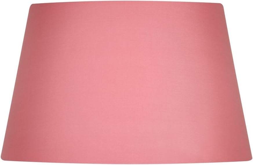 Oaks Lighting Cotton Drum, 16-inch, Salmon(Shade Gimble Supplied Seperately), Fabric