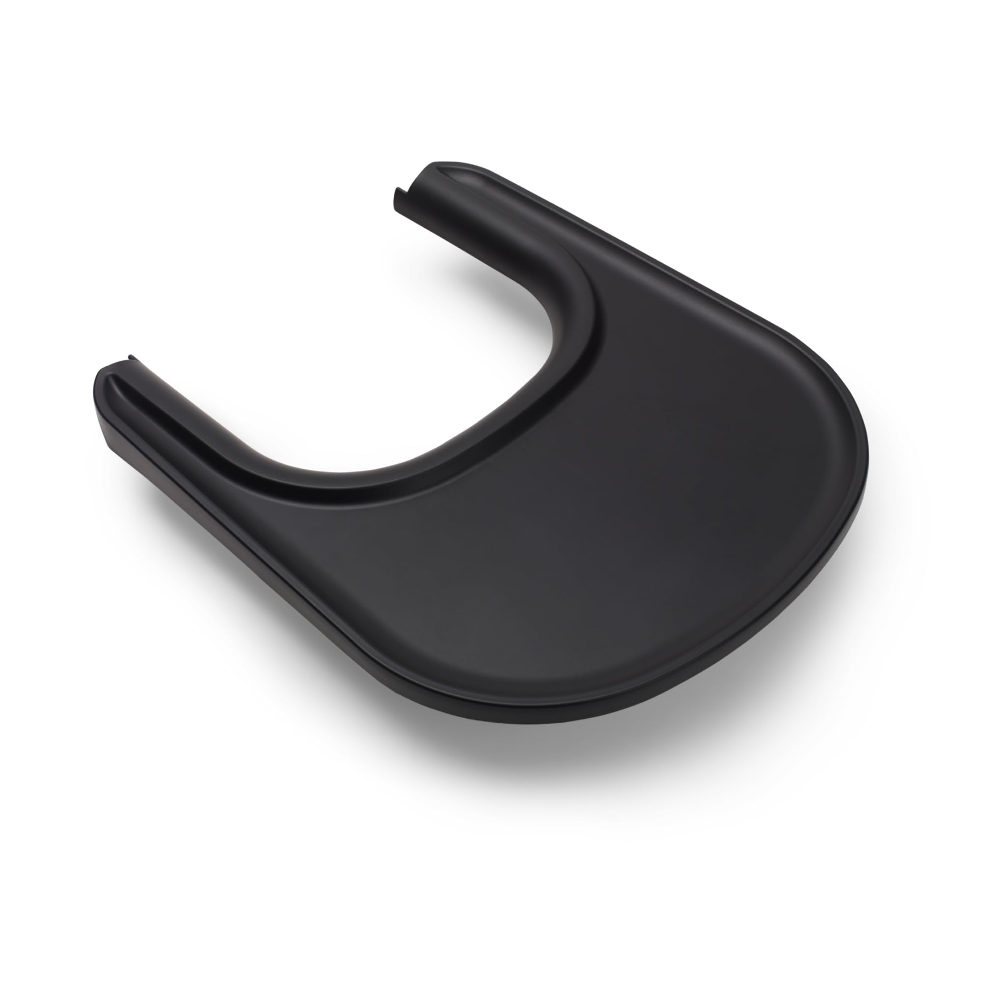 Bugaboo Giraffe Tray for the Bugaboo Giraffe High Chair Baby Set, Easy to Clean and Hygienic, Dishwasher Proof, Snaps On and Off with 1 Click, Made from Certified bio Based Plastics, Black