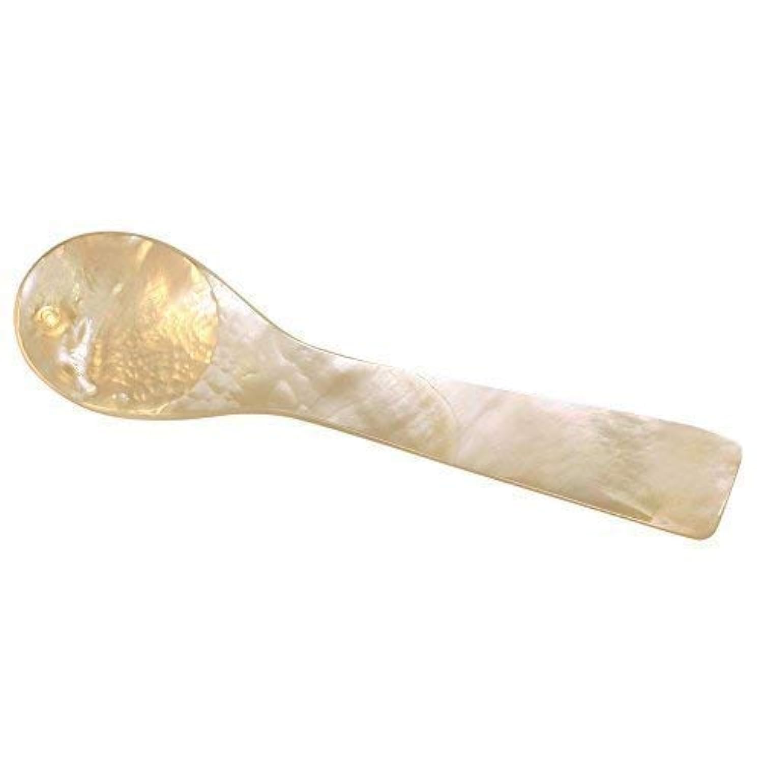 Mother of Pearl Caviar Spoon - 4 inch - 10 cm - Handmade from Thai Pearl Shells