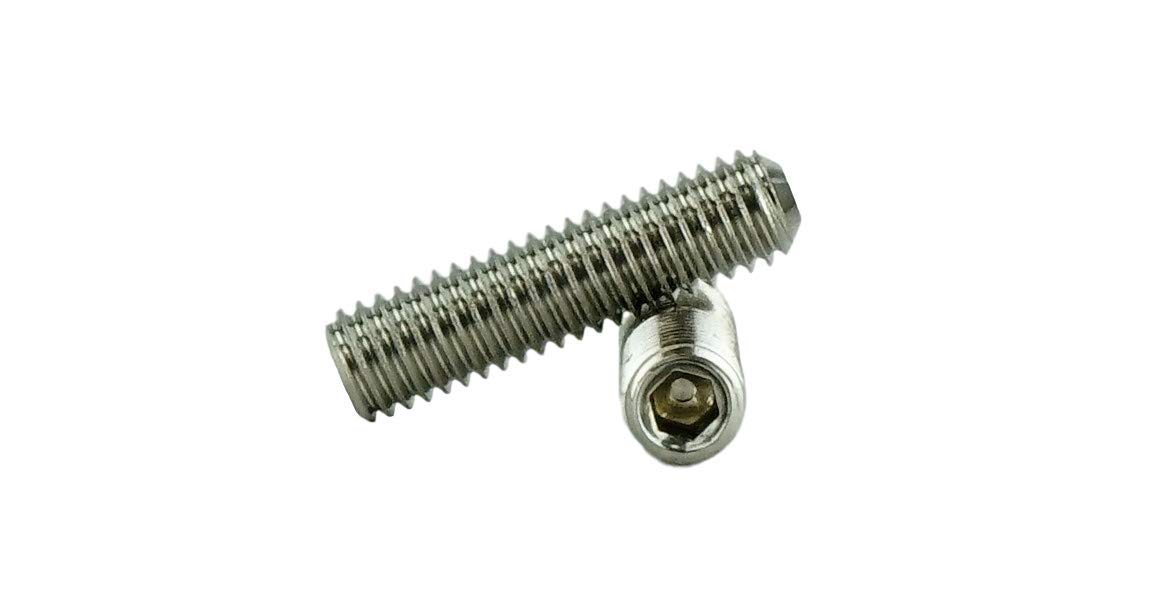 Stainless 10-32 x 3/4" (1/4" to 1" Available) Socket Set Screws Cup Point, Stainless Steel 50 Qty W/Hex Key Wrench (10-32 x 3/4") โ image 1