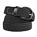 Luxury Divas Black Braided Elastic Stretch Belt Size XXX-Large