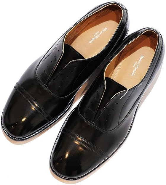 Amazon メゾン マルジェラ 18 19a W ダービーシューズ Black 41 Maison Margiela メゾン マルジェラ シューズ