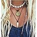 SUNSCSC Handmade Summer Beach Shell Conch White Velvet Rope Choker Necklace Adjustable Conch Shell Necklace Jewelry (White)