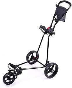 Carrito de Golf Plegables,3 Ruedas, Carro Golf con Bolsa de