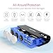 BESTEK 3-Socket Cigarette Lighter Adapter, 12V/24V 200W DC Cigarette Outlet Car Charger Splitter with 4-USB Ports Car Power Adapter for GPS, Dashcam, Low Voltage Protection with Replace Fuse