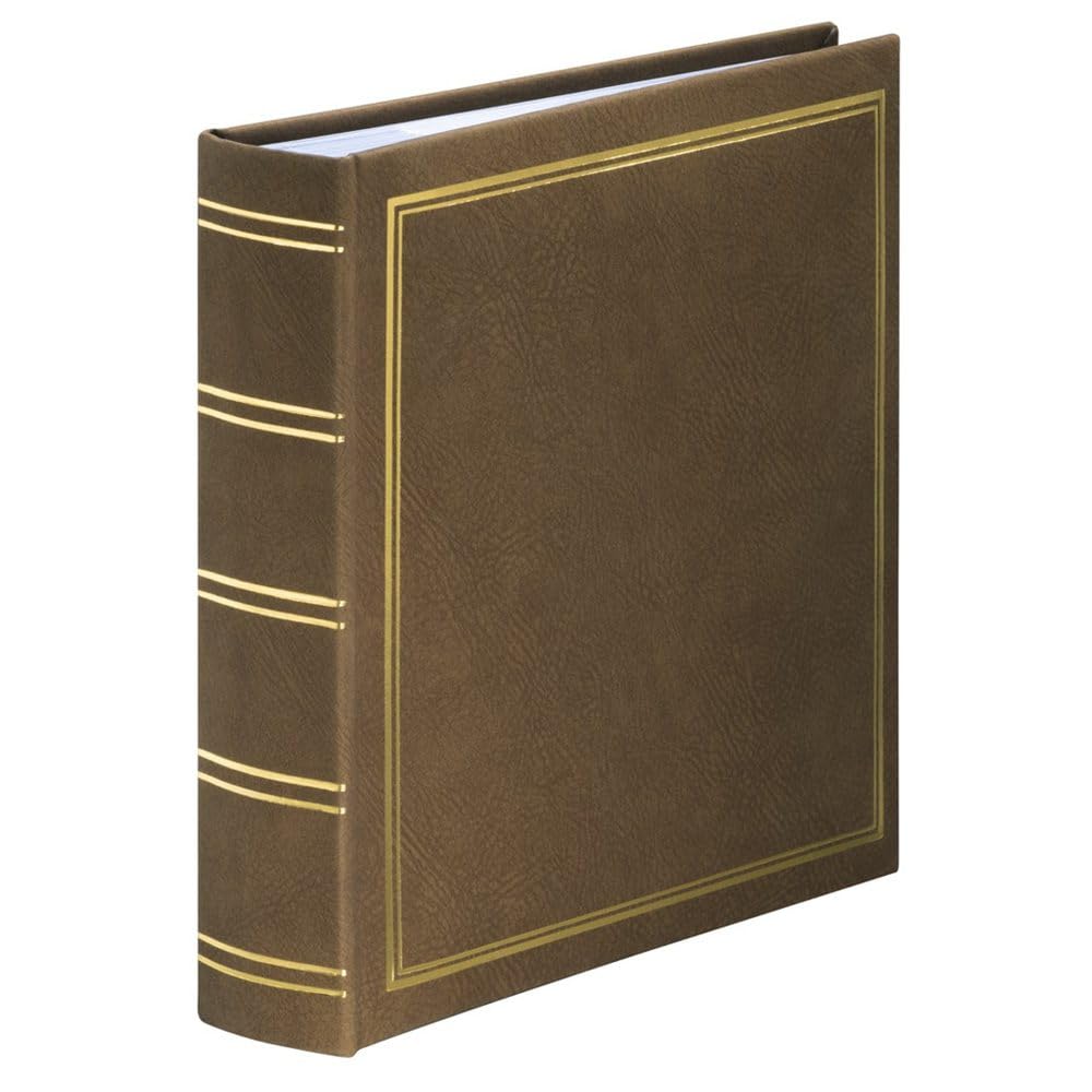 Hama London Photo Album, Memo, 100 White Pages, 200 Photos, Brown
