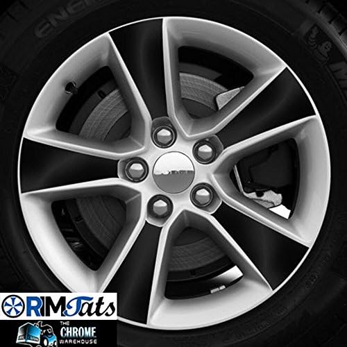 Fits 2011-14 Dodge Charger 17" Wheels-Gloss Black RimTats (Vinyl Graphics-GR�FICOS DE VINILO)