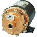 AMT Pump 370F-95 Straight Centrifugal Pump, Cast Iron, 1/2 HP, 3 Phase, 230/460V, Curve C, 1" NPT Female Suction, 3/4" NPT Female Discharge Port