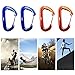 L-Rover Carabiner,12KN Lightweight Heavy Duty Carabiner Clips,Aluminium Wiregate Caribeaners for Hammocks,Camping, Key Chains, Outdoor and Gym etc,Hiking & Utility