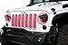 u-Box Jeep Wrangler Pink Angry Bird Front Headlight Cover Bezels for 2007-2018 Jeep Wrangler JK & Unlimited