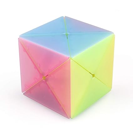 Rabusion Simple Jelly Color Magic Cube Stress Reliver Toy for Infant Student Kids