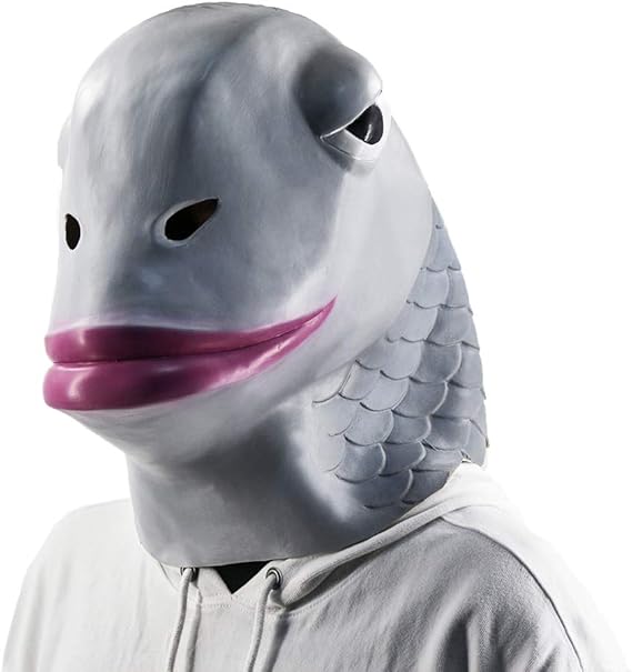 Fish Latex Animal Head Mask Halloween Costume Carnival Masquerade Masks