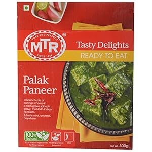 MTR Ready to Eat, Palak Paneer, 300g Pack