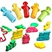 Beelittle 47 Pieces Clay Dough Tools Kit with Models and Molds, Random color