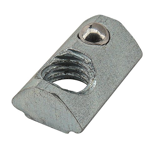 80/20 Inc., 13084, 20 Series, Self Aligning Roll-In T-Nut with Ball Spring M5 X .8 (5 Pack)