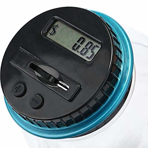 LCD Digital Coin Counting Money Saving Box Jar Bank Kids Innovative Toy Gift - Thumbnail 5