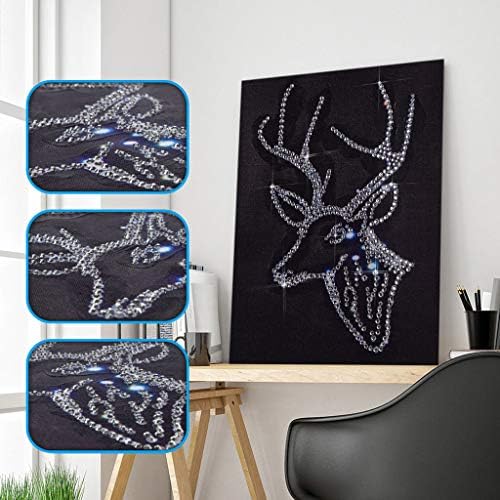 DIY 5D Diamond Painting,Fluorescent Diamond Painting Partial Drill Cross Stitch Kits Crystal Rhinestone Diamond Embroidery Arts Craft Animal