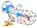Baby Ball Pit Balls, Kids Pop Up Play House Children Tent Tunnel Ball Pool Indoor and Outdoor Toddler Teepee Playground (Balls not include)
