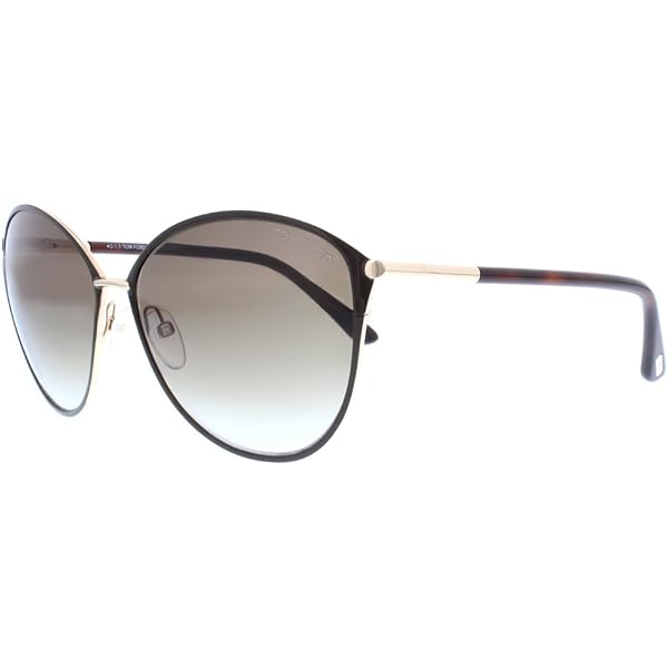 Lentilles De Rechange Originales TOM FORD Pour Modèle PENELOPE TF 320 - Gris Dégradé - Taille 59