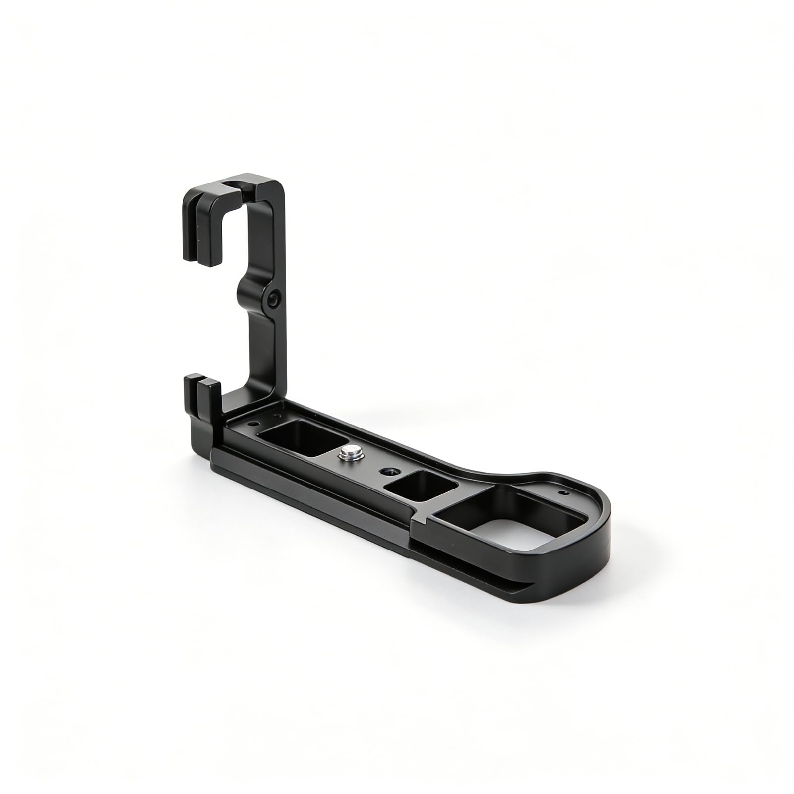 Sxhlseller L Shape Quick Release Plate, Aluminium Alloy Black Camera Quick Release Plate with 39mm Standard AS Interface, Camera Hand Grip Bracket for A6500 ILCE-6500 Mirrorless Camera