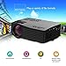Shenboxun 2017 Projector (Warranty Included), Mini LCD LED Multimedia Portable Video Projector For Home Cinema Theater Support HD 1080P With HDMI USB SD AV Ports