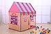 Kids Play Tent Children Playhouse - Toddler Indoor Tent for Girl Pop Up Model Ice-Cream Shop Pink Foldable Portable by K-F Decorations