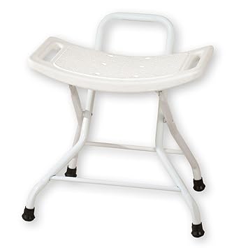Folding Shower Stool With Handles