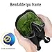 OutdoorMaster OTG Ski Goggles - Over Glasses Ski / Snowboard Goggles for Men, Women & Youth - 100% UV Protection (Black Frame + VLT 80% Light Green Lens)