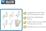 SISI UK SoloGlyde Leverlock Brackets White Pack of 5 view 3