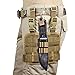 TEXXO MOLLE Knife Sheath Adapter Attachment Tactical Gear Attaching Knife to PALS Webbing Coyote TAN Color Fits Leather/Plastic Sheaths and Scabbards