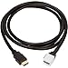 Buyer's Point HDMI Keystone Cable, 6ft (1.8m) 28 AWG, with Ethernet Female-Male (1, Straight)