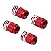 EVPRO Valve Stem Caps for Car Tire Decorative 4 Pack Red Fit Lexus Accessories
