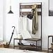 O&K FURNITURE 72 Inch Hall Tree with Storage Bench, Entryway Shoe Rack Bench with 7 Coat Hooks - Perfect for Closets, Hallway or Bedroom, Barn-Wood Finish