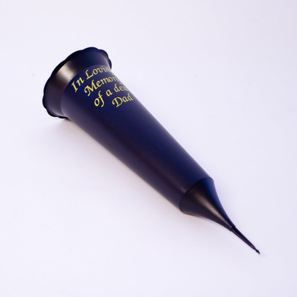 IN LOVING MEMORY OF A DEAR DAD GRAVE VASE SPIKE