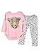 Kidlove Leopard Head Print T-shirt Skinny Legging Pants Girls Clothes Set Outfit