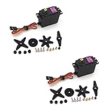 Treedix 2 pcs MG996R Servo Motor Metal Gear