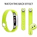 iGK Replacement Bands Compatible for Fitbit Alta and Fitbit Alta HR, Newest Adjustable Sport Strap Smartwatch Fitness Wristbands with Metal Clasp Yellow-Green Small