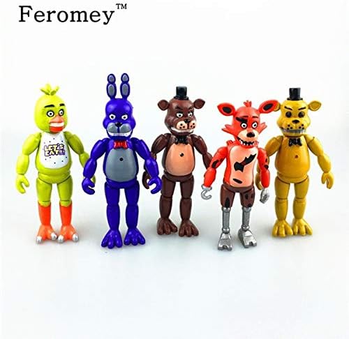 Hot Five Nights At Freddy S Action Figure Fnaf Chica Bonnie Foxy Freddy Fazbear Bear Anime Figures For Children Amazon Ca Home Kitchen