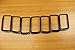 Jeep Grand Cherokee Gloss Black Trim Ring Grille Insert Set Mopar OEM