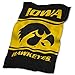 Logo Brands NCAA Iowa Hawkeyes UltraSoft Blanket, One Size, Team Color
