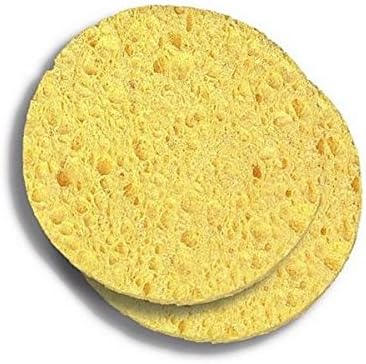 Donegal - Facial Skin Care, Deep Cleansing Facial Cellulose Sponges, Make-up Remover - 2 pcs Yellow