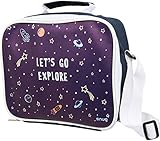 Snug Kids Lunch Bag Insulated School Box for Boys and Girls (Space)
