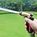 CRENOVA Spray Nozzle HN-04 Garden Hose Nozzle Sprayer -6 Adjustable Watering Patterns/Heavy Duty Metal/Ergonomic Trigger/High Pressure for Car Washing/Plant Watering/Sidewalk Cleaning
