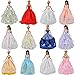 E-TING 5 Pcs Fashion Handmade Clothes Dresses Grows Outfit for Barbie Doll Q
