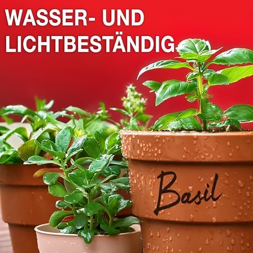 -Permanent Marker-Set | Sonderserie mit verschiedenen Farben | feine Spitze | 18 Wasserfeste Stifte | Set für den Schulanfang