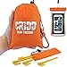 Portable Pocket Blanket Set for Outdoor Activities – Camping Picnic Hiking Gear – Compact Beach Mat with 4 Stakes to Secure it, a Zipped Pocket for Valuables and a Waterproof Phone Case – 60