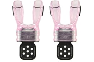 2-Pack Moldable Diving Mouthpiece for Scuba & Snorkeling Regulators – Food-Grade Silicone, Custom-Fit Bite Design, Leak-Resis